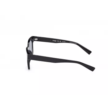 GUESS Meeste Päikeseprillid GU8265-5301V Must Atsetaat Ristkülikukujuline Täisraam 53/19/150 mm