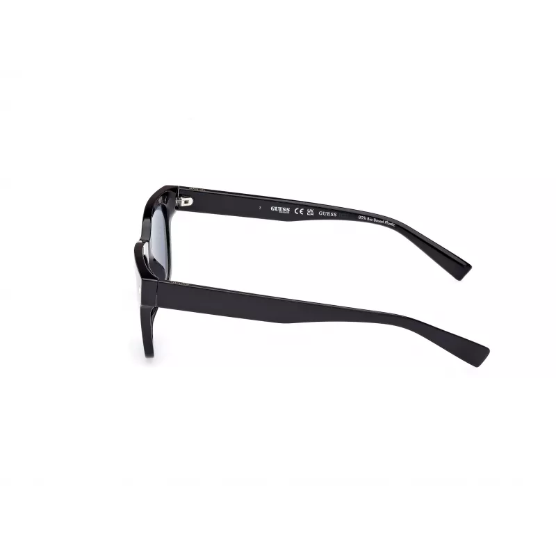 GUESS Meeste Päikeseprillid GU8265-5301V Must Atsetaat Ristkülikukujuline Täisraam 53/19/150 mm