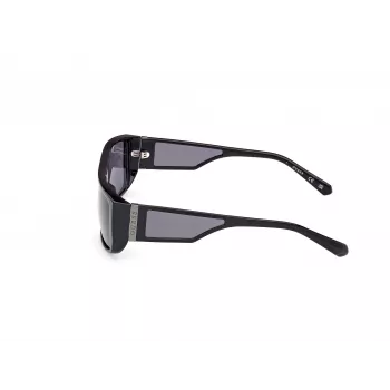 GUESS PÄIKESEPRIILLID GU00136-6001A Unisex Ruudukujuline Raam 60/16/140 mm Must/Hall