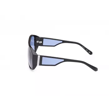 GUESS Unisex Päikeseprillid GU00135-6101V Must Raam Hall Gradient Lääts 61mm