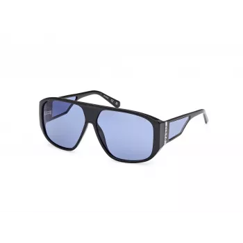 GUESS Unisex Päikeseprillid GU00135-6101V Must Raam Hall Gradient Lääts 61mm