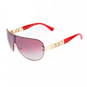 GUESS Naiste Aviator Päikeseprillid GO00037-0032G Kuldne Raam Pruuni Gradientklaasiga 56mm