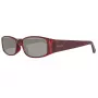 GUESS Women's Butterfly Sunglasses GU7259-55F63 Dark Havana Brown Gradient UV400
