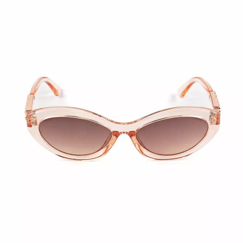 GUESS Women's Cat Eye Sunglasses GO00070-5572F Havana/Brown