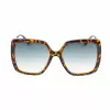 GUESS Women's GF6185-5752P Cat Eye Päikeseprillid - Havana/Tortoise - Polariseeritud Pruunid Läätsed - 57/18/140 mm