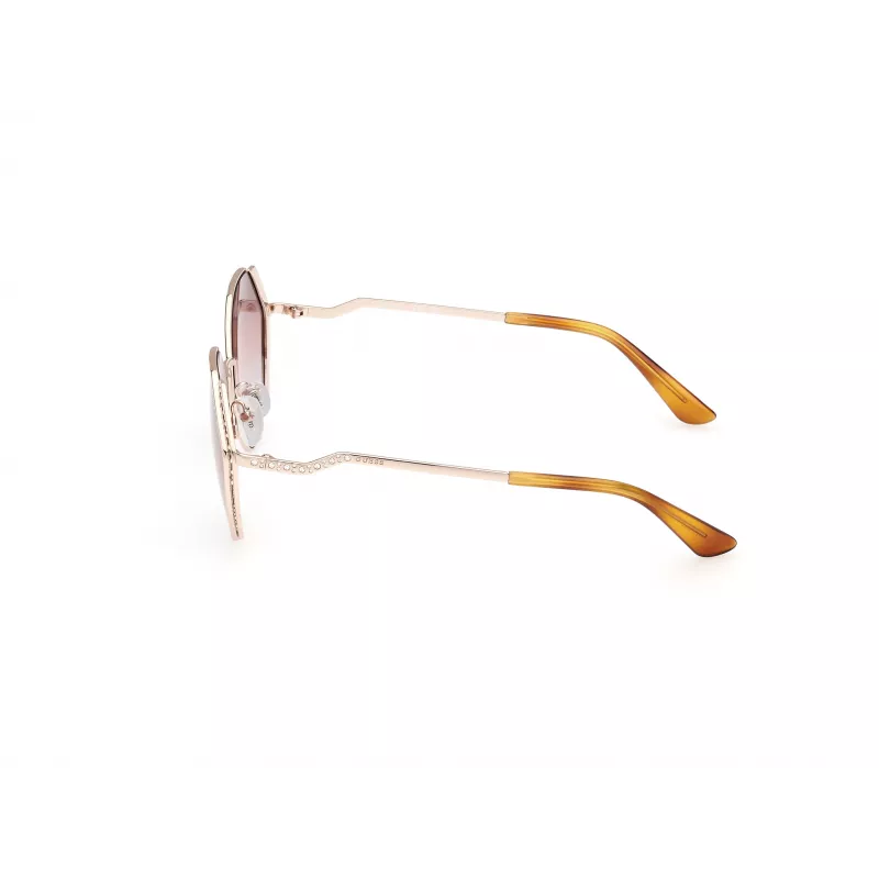 GUESS Naiste GU7842S5833F Ülisuured ruudukujulised päikeseprillid, Havana raam, pruuni gradiendi klaasid, 58mm