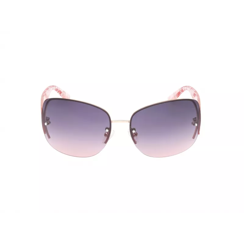 GUESS Women's Oversized Square Sunglasses GO00034-6528B Havana/Brown Tortoise