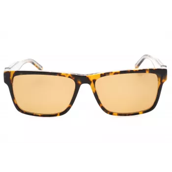 GUESS Naiste ristkülikukujulised atsetaatpäikeseprillid GU00074-53E Havana Brown Gradient 55mm