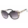 GUESS Women's Sunglasses GF0383-05B Butterfly Cat-Eye Black Gradient Smoke 57mm
