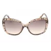 GUESS Women's Sunglasses GF0383-45F Butterfly Havana Acetate 57mm