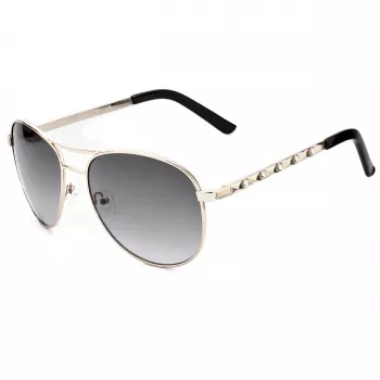 Guess Naiste Päikeseprillid GF0408-6132B Havana Ruudukujuline Raam Pruuni Gradientklaasiga 61mm