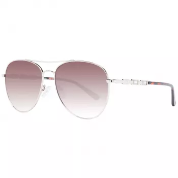 GUESS Naiste Päikeseprillid GF6143-32F Havana Liblikaraamiga Pruuni Gradientklaasiga 59mm
