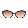GUESS naiste päikeseprillid GU00104-5652F Havana atsetaat ruudukujulise raamiga pruuni gradiendi läätsedega 56/19/140 mm