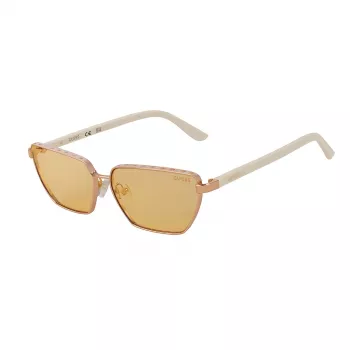 GUESS Naiste Päikeseprillid GU00106-5921E Havana Ruudukujuline Raam Pruun Gradient Lääts 59mm