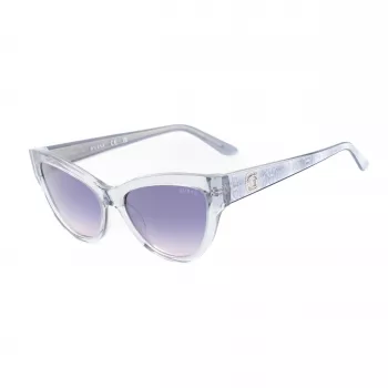 GUESS Naiste Päikeseprillid GU00112-5620B Havana Atsetaat Ruudukujuline Raam Pruuni Gradientklaasiga 56/17/140 mm