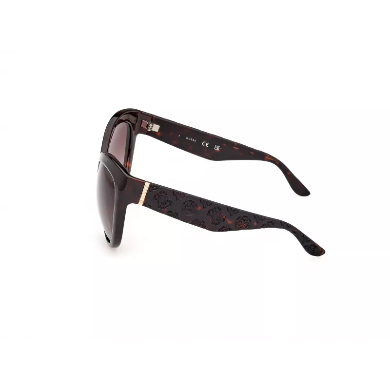 GUESS Naiste Päikeseprillid GU00130-6152F - Läikiv Must Raam, Gradient Suitsu Lääts