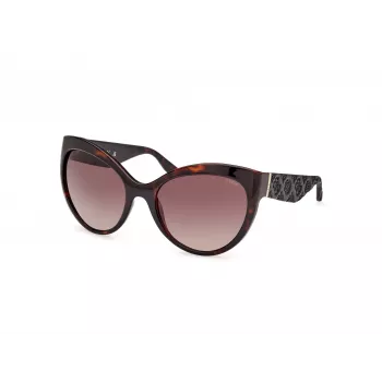 GUESS Naiste Päikeseprillid GU00130-6152F - Läikiv Must Raam, Gradient Suitsu Lääts