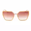 GUESS Naiste Päikeseprillid GU00146-5957F Ülisuured Ruudukujulised Havana Pruun Gradientläätsed 59mm