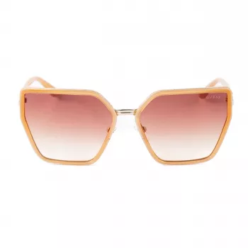 GUESS Naiste Päikeseprillid GU00146-5957F Ülisuured Ruudukujulised Havana Pruun Gradientläätsed 59mm