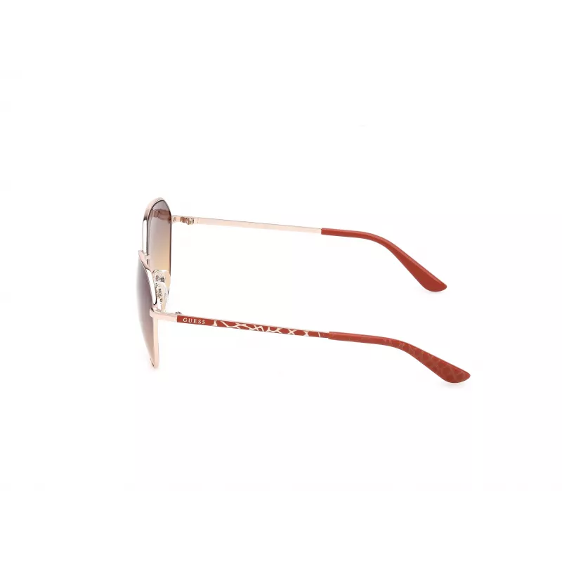 GUESS Naiste Päikeseprillid GU00148-6032F Pruun Havana Ovaalne Atsetaatraam Pruunide Gradientklaasidega
