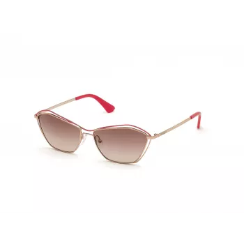 GUESS Naiste Päikeseprillid GU7639-28F Kuldne Liblikas/Kassisilm Raam Pruun Gradient Lääts UV400