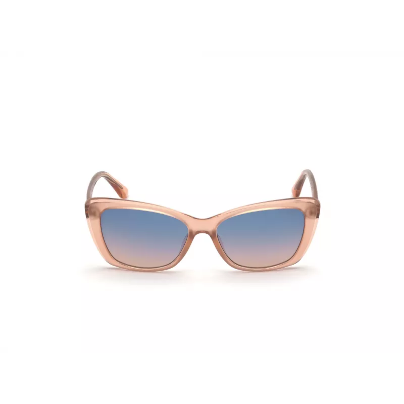 GUESS Naiste Päikeseprillid GU7774-5574W Pruun Havana Ruudukujuline Raam 55mm
