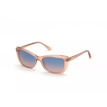 GUESS Naiste Päikeseprillid GU7774-5574W Pruun Havana Ruudukujuline Raam 55mm