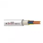 H05VV-U/NYM 3x1,5 mm² valge PVC isolatsiooni ja mantliga püsipaigalduskaabel, 25 m