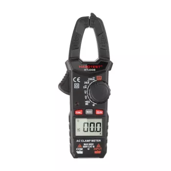 Habotest HT200B digitaalne klemmimõõtur, True RMS 6000 loendust, NCV, AC/DC pinge, vahelduvvool kuni 600A, mahtuvuse, sageduse ja temperatuuri mõõtmine