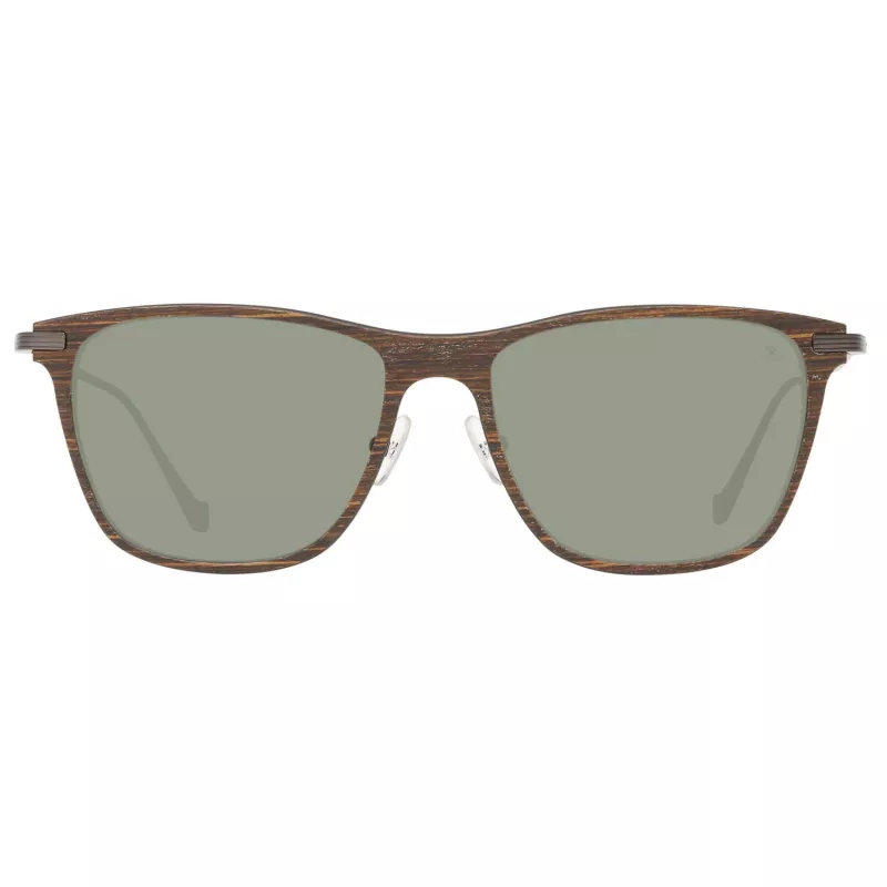 Hackett London HSB86311255 Meeste Päikeseprillid - Läikiv Must Raam, Hall Lääts, 55mm
