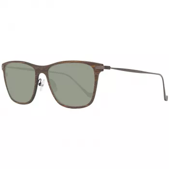 Hackett London HSB86311255 Meeste Päikeseprillid - Läikiv Must Raam, Hall Lääts, 55mm