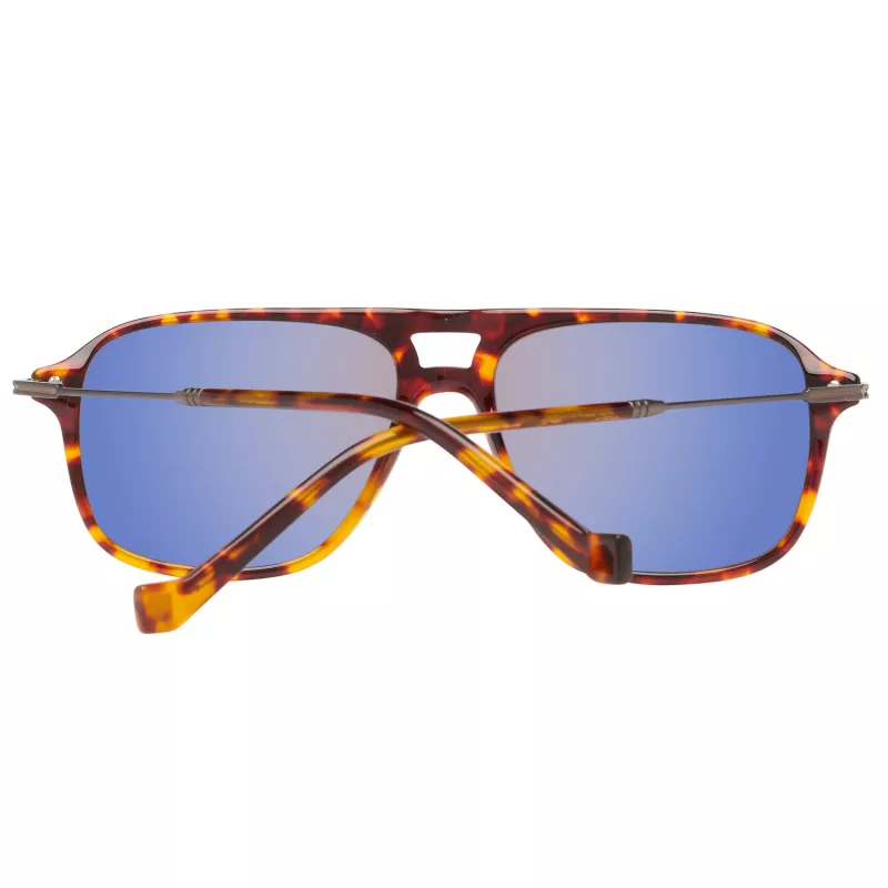 HACKETT MAN SUNGLASSES HSB86512756 - Havana Acetate Rectangular Frame with Brown Gradient Lenses - 56/16/140 mm