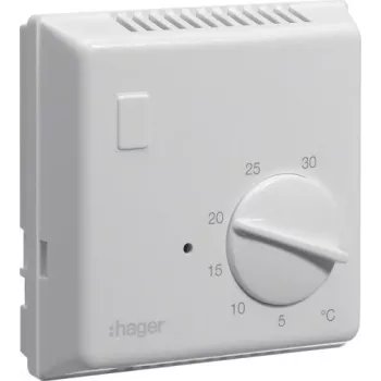 Hager EK054 bimetalliline ruumitermos­taat, 230V, valge
