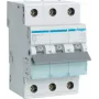 Hager MBN313 13A 3-pooluseline B-kõveraga miniatuurne kaitselüliti, 6kA, 3 moodulit