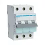 Hager MBN316 3-pooluseline 16A B-kõverusega 6kA miniatuurne kaitselüliti, 3 mooduli laius