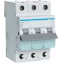 Hager MCS340 40A 3-pooluseline C-kõverusega miniatuurne kaitselüliti, 6kA, 3 moodulit