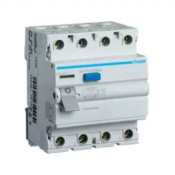HAGER Residual Current Relay 4P 25A 30mA CD426J