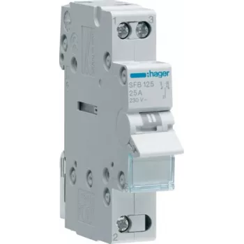 Hager SFB125 1-pooluseline 25A koormuslüliti