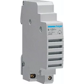 Hager SU213 moodul-kell 230V AC 0,03A 1-moodul DIN-liinile pideva tooniga