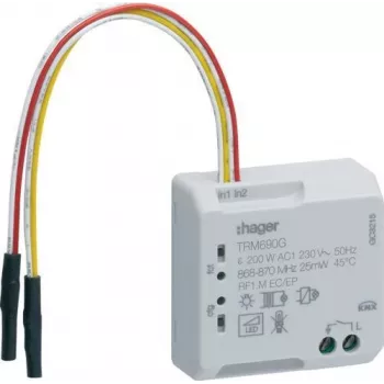 Hager TRM690G NTC temperatuuriandur, 10 kOhm, 4 m kaabel, IP65, valge
