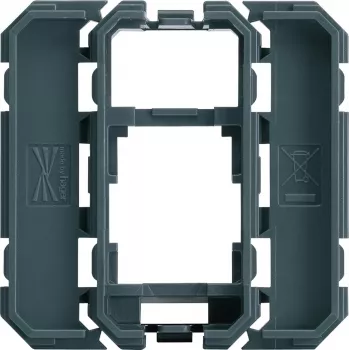 Hager WXF202 Keystone'i adapterraam 1xRJ45 moodulile, polaarvalge