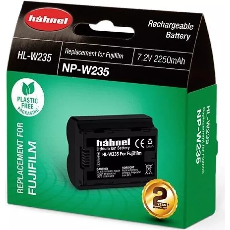 Hähnel HL-W235 liitiumioonaku Fujifilmile (2250 mAh, 7,2 V, 16,2 Wh, asendus NP-W235-le) 10002067