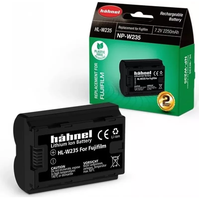 Hähnel HL-W235 liitiumioonaku Fujifilmile (2250 mAh, 7,2 V, 16,2 Wh, asendus NP-W235-le) 10002067