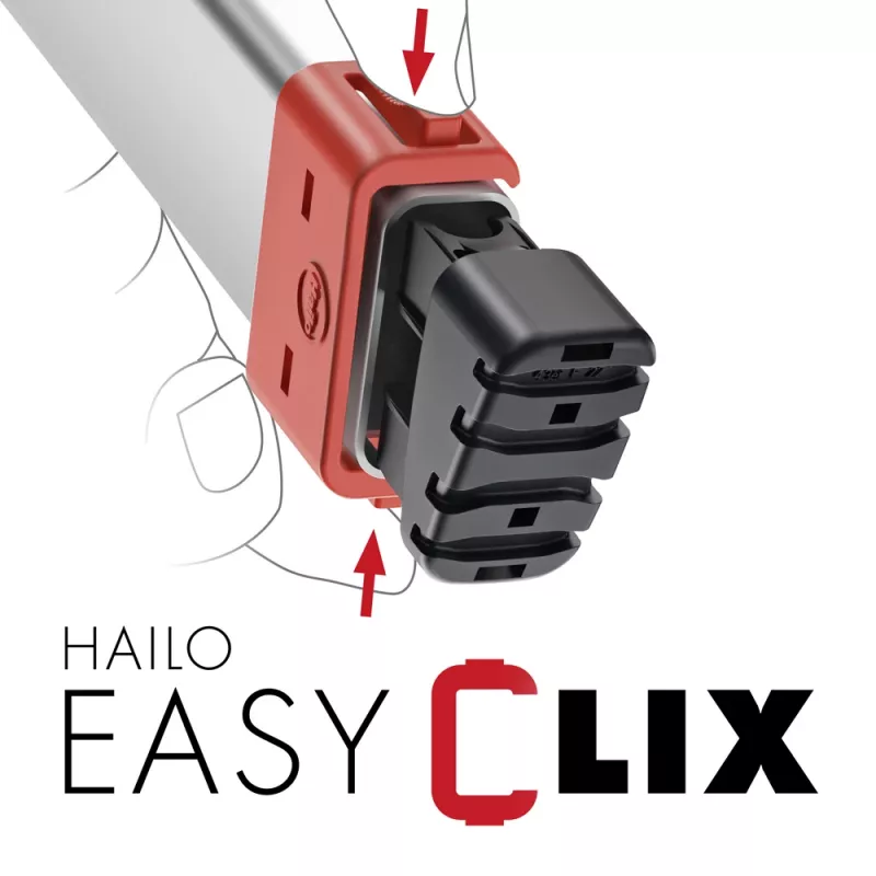 HAILO Kodune Redel L80 ComfortLine Alumiinium 7 Astmega
