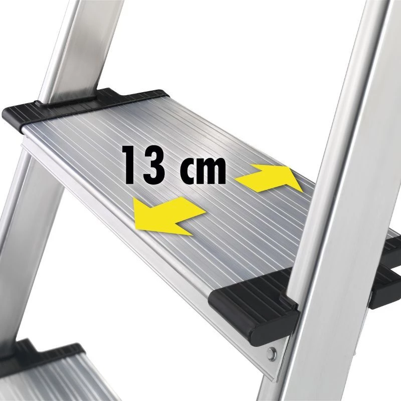 HAILO L80 ComfortLine Alumiiniumist Astmetrepp, 8 Astmega