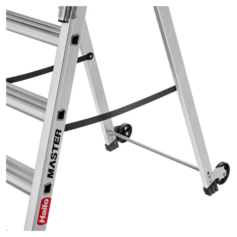 HAILO Master P80 Alumiiniumist mobiilne platvormredel, 5 astet, 150 kg, EN 131
