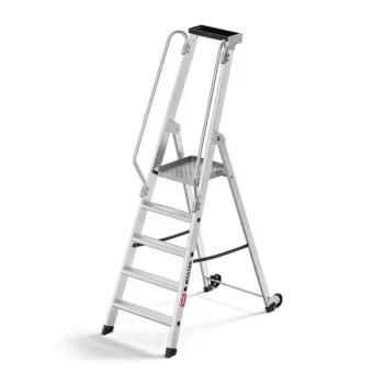 HAILO Master P80 Alumiiniumist mobiilne platvormredel, 5 astet, 150 kg, EN 131