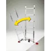 HAILO ProfiLOT Kombineeritud Redel S100, Alumiinium, 3x12 Astet, 150 kg, EN 131 Professionaalne