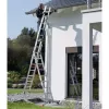 Hailo S100 ProfiLOT kombineeritud redel, alumiinium, 3-osaline, 2x9+1x8 astet, max töökõrgus 7,00 m