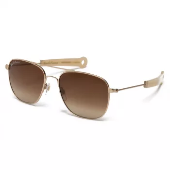 HALLY&SON DEUS DH506S04 Unisex Päikeseprillid - Must atsetaatraam, hall CR-39 lääts, 55/18/140 mm